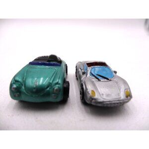 Micro Machines Ultrasmall Insiders Mini BLUE GREEN PORSCHE 356 Galoob Porsche 35